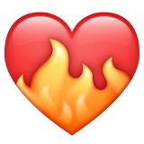 Heart On Fire on WhatsApp