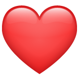 Heavy Black Heart on WhatsApp