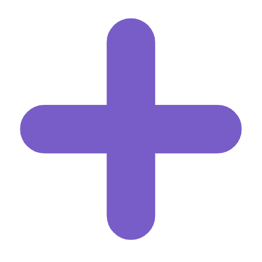 Heavy Plus Sign on Microsoft Fluent