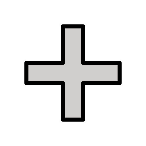 Heavy Plus Sign on OpenMoji