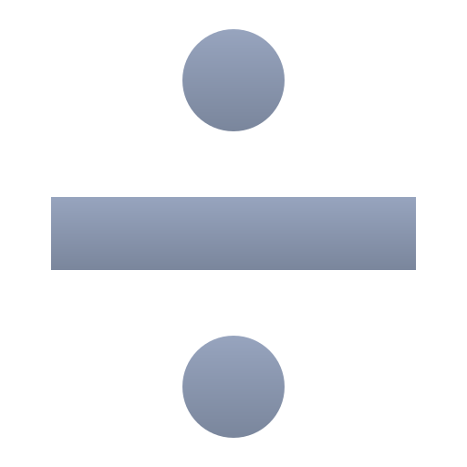 Heavy Division Sign on JoyPixels