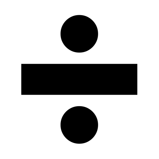 Heavy Division Sign on Noto Emoji