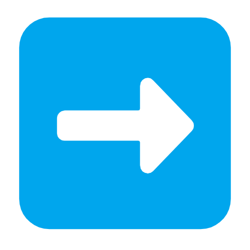 Black Rightwards Arrow on Microsoft Fluent
