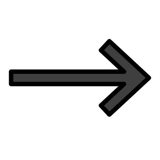 Black Rightwards Arrow on OpenMoji