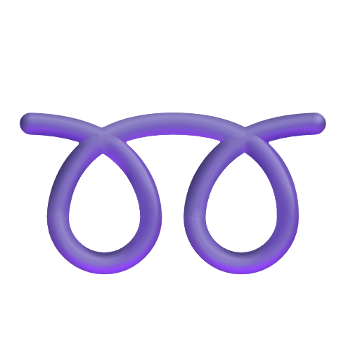 Double Curly Loop on Microsoft 3D