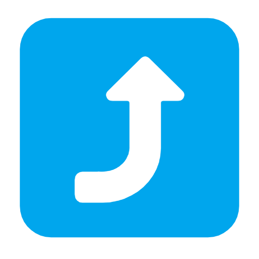 Arrow Pointing Rightwards Then Curving Upwards on Microsoft Fluent