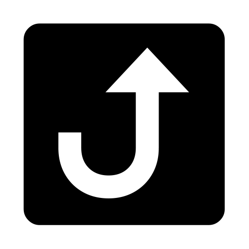 Arrow Pointing Rightwards Then Curving Upwards on Noto Emoji