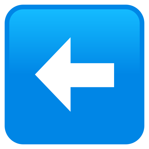 Leftwards Black Arrow on JoyPixels