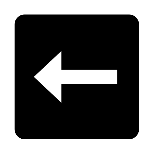 Leftwards Black Arrow on Noto Emoji