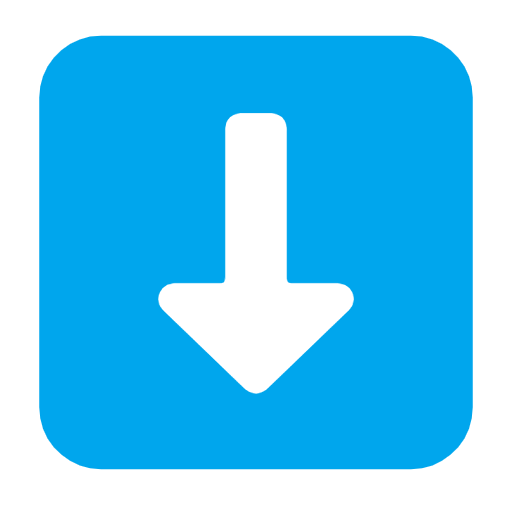 Downwards Black Arrow on Microsoft Fluent