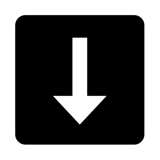 Downwards Black Arrow on Noto Emoji