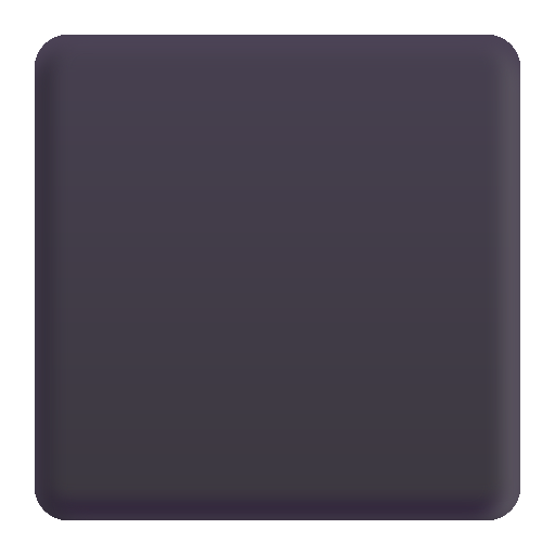 Black Large Square on Microsoft 3D
