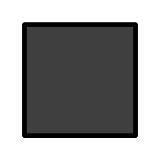 Black Large Square on OpenMoji