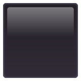 Black Large Square on WhatsApp