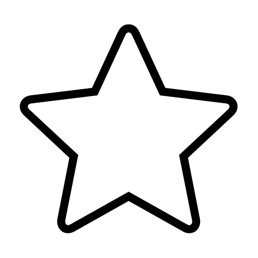 White Medium Star on Noto Emoji