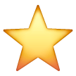 White Medium Star on Samsung