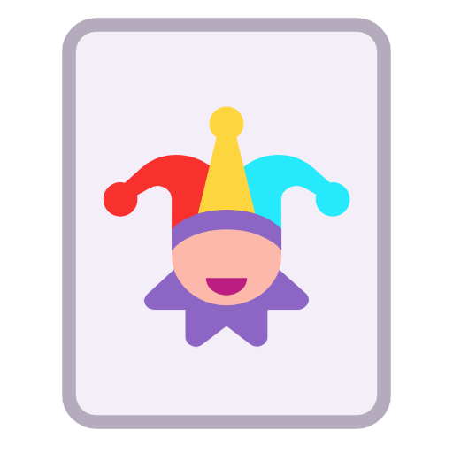 Playing Card Black Joker on Microsoft Fluent