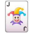 Playing Card Black Joker on Samsung