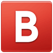 Negative Squared Latin Capital Letter B on Samsung