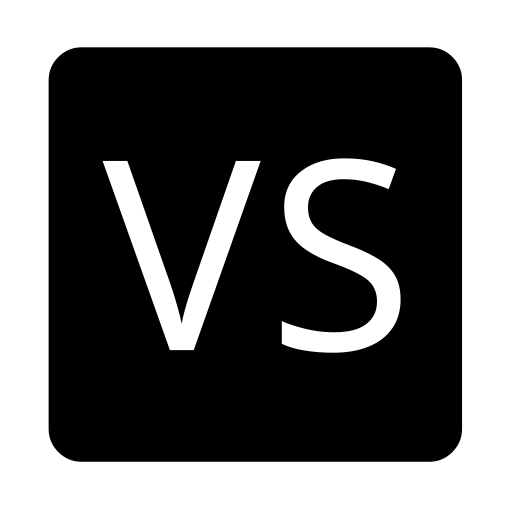 Squared Vs on Noto Emoji