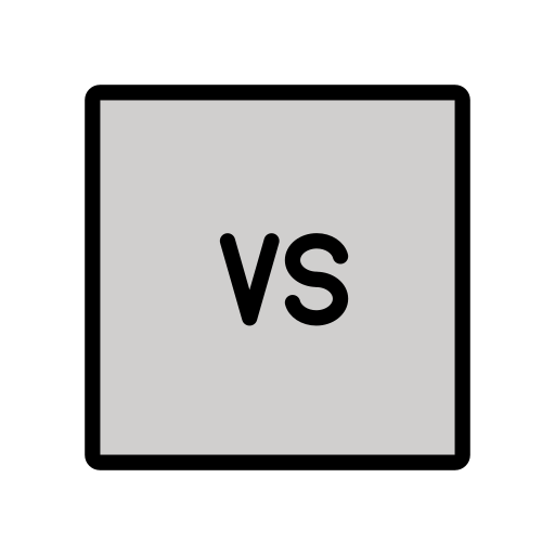Squared Vs on OpenMoji