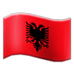 Albania Flag on Samsung