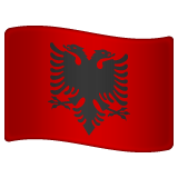 Albania Flag on WhatsApp