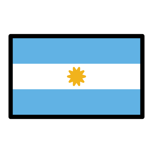 Argentina Flag on OpenMoji