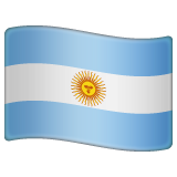 Argentina Flag on WhatsApp