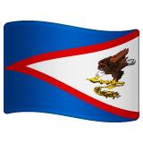 American Samoa Flag on WhatsApp