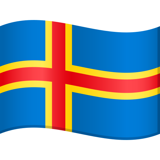 Åland Islands Flag on JoyPixels