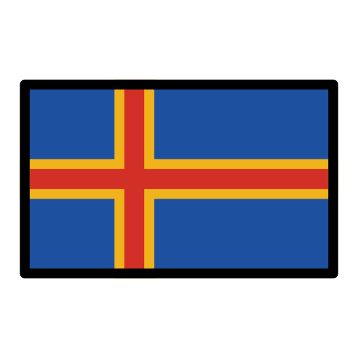 Åland Islands Flag on OpenMoji