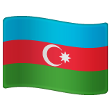 Azerbaijan Flag on WhatsApp
