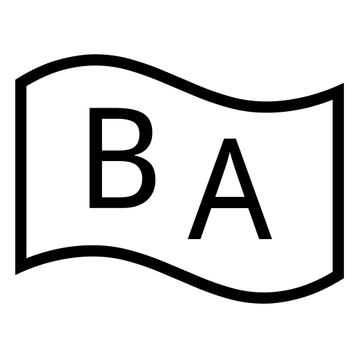 Bosnia & Herzegovina Flag on Noto Emoji