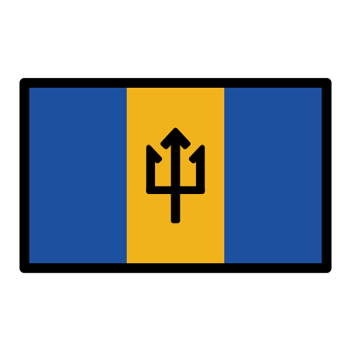 Barbados Flag on OpenMoji