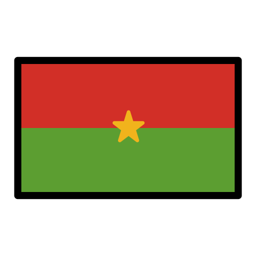 Burkina Faso Flag on OpenMoji