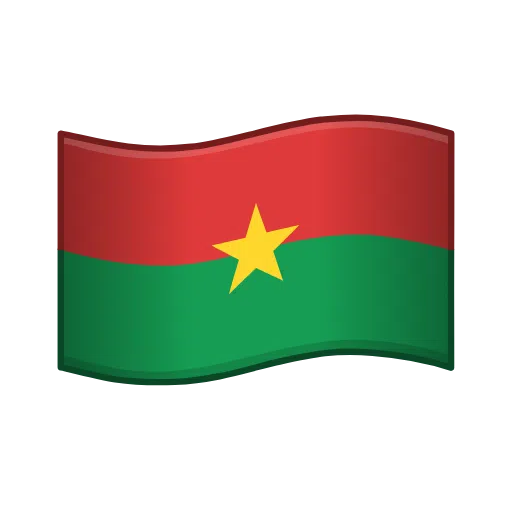Burkina Faso Flag on Telegram