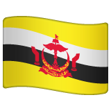 Brunei Flag on WhatsApp