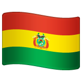 Bolivia Flag on WhatsApp