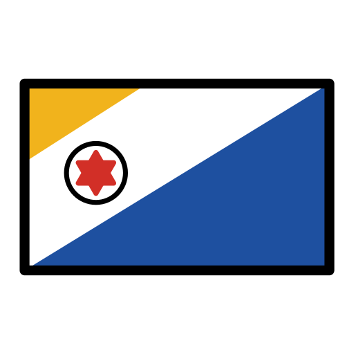 Caribbean Netherlands Flag on OpenMoji