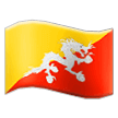 Bhutan Flag on Samsung