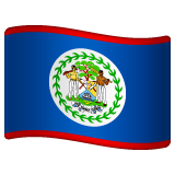 Belize Flag on WhatsApp