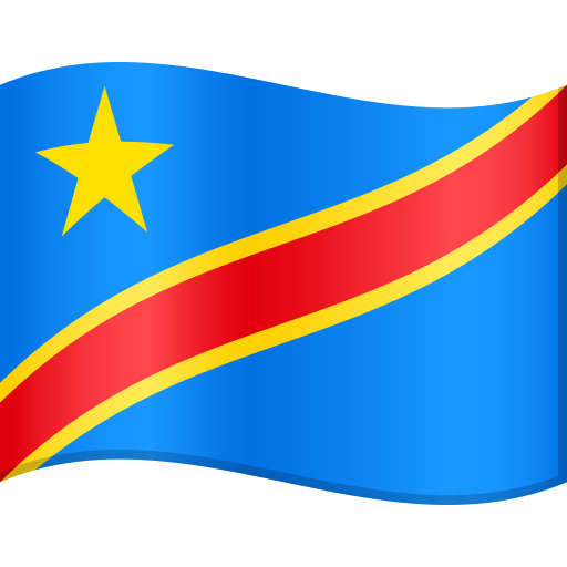 Congo - Kinshasa Flag on JoyPixels