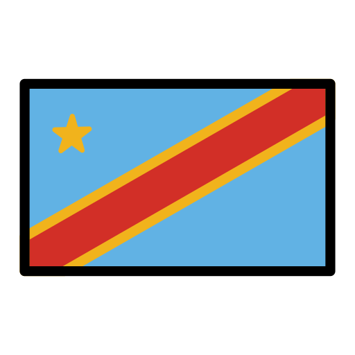 Congo - Kinshasa Flag on OpenMoji