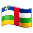 Central African Republic Flag on Samsung