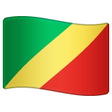 Congo - Brazzaville Flag on WhatsApp