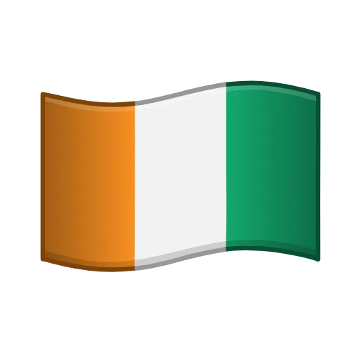 Côte D’ivoire Flag on Telegram