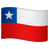 Chile Flag on WhatsApp