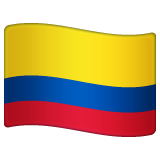 Colombia Flag on WhatsApp