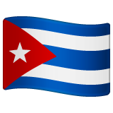 Cuba Flag on WhatsApp